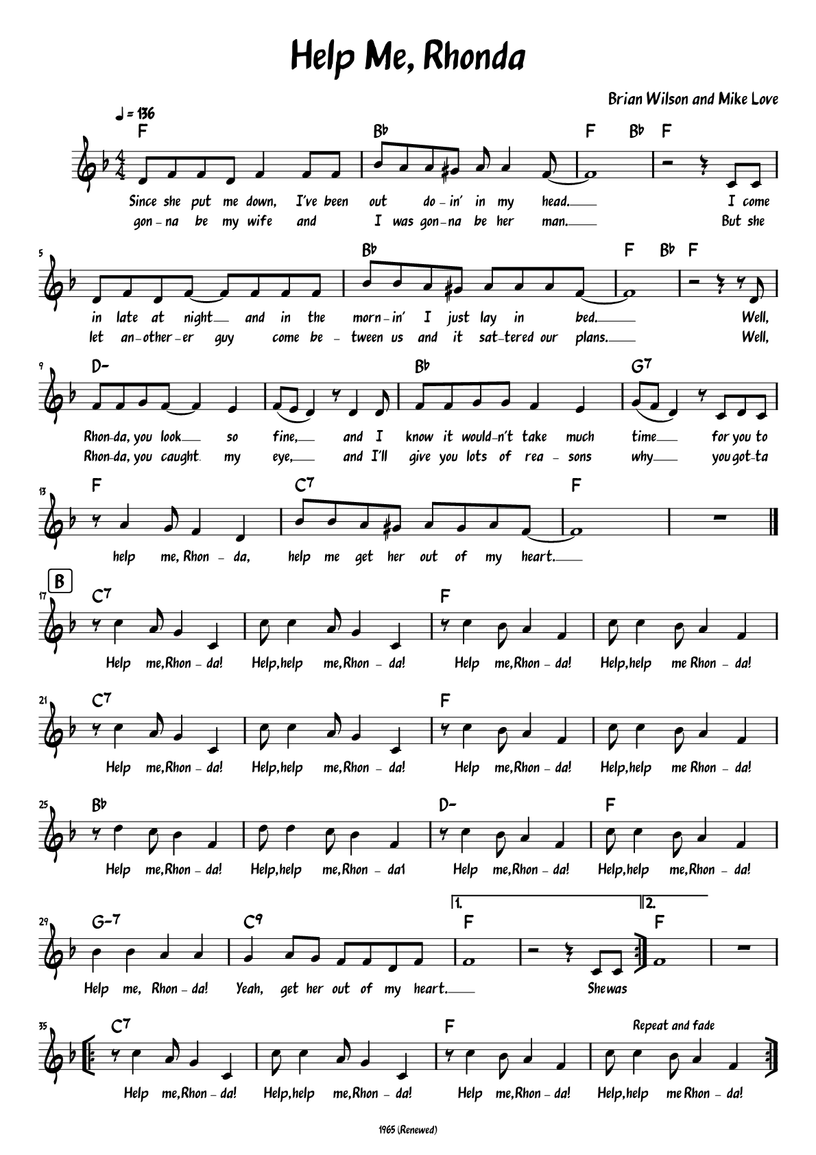 Sheet Music